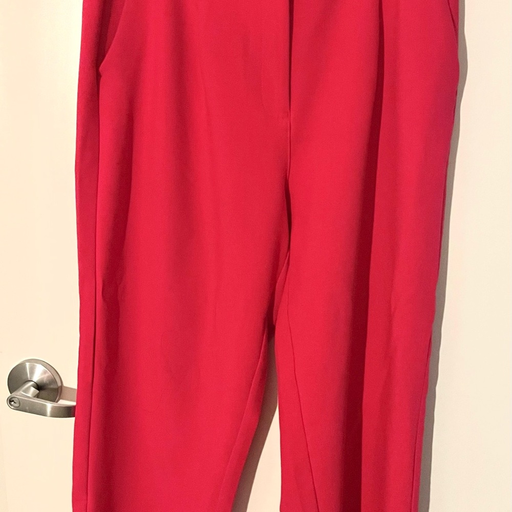 Old Navy Fuchsia Taylor Wide Leg Trouser